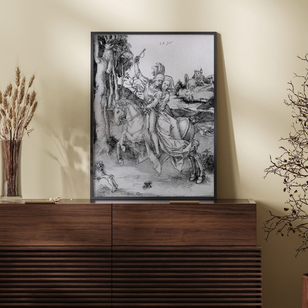 Couple on Horseback by Albrecht Durer (1496)