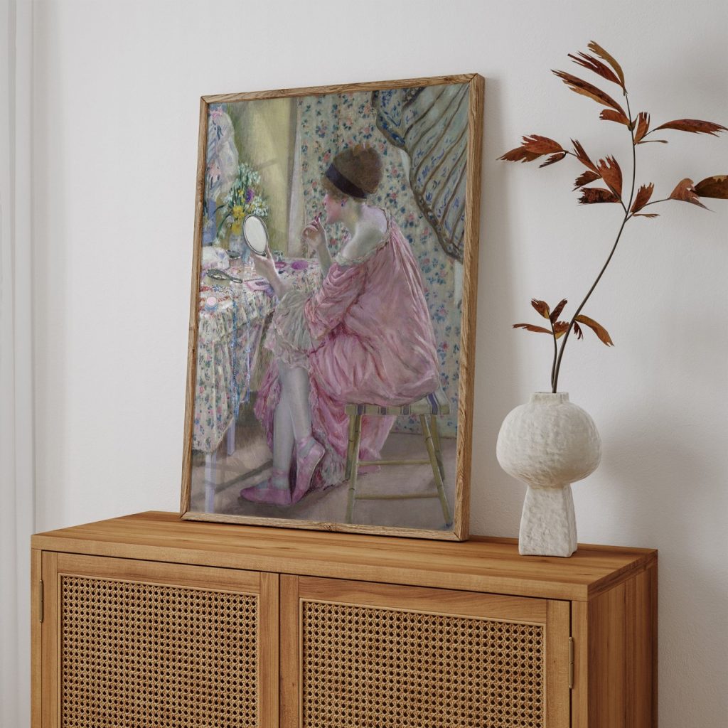 Before Her Appearance by Frederick Carl Frieseke (1912-1913)