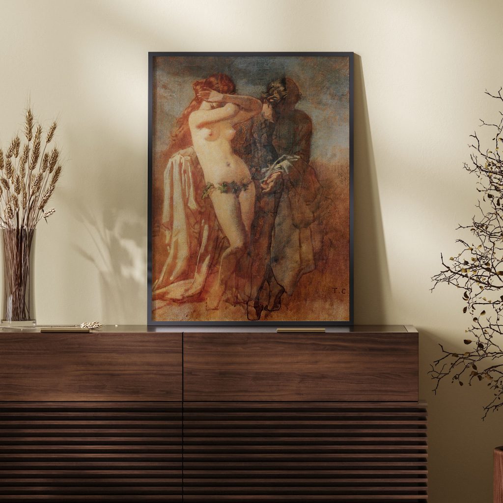 Courtesan and her mother by Thomas Couture (1857)