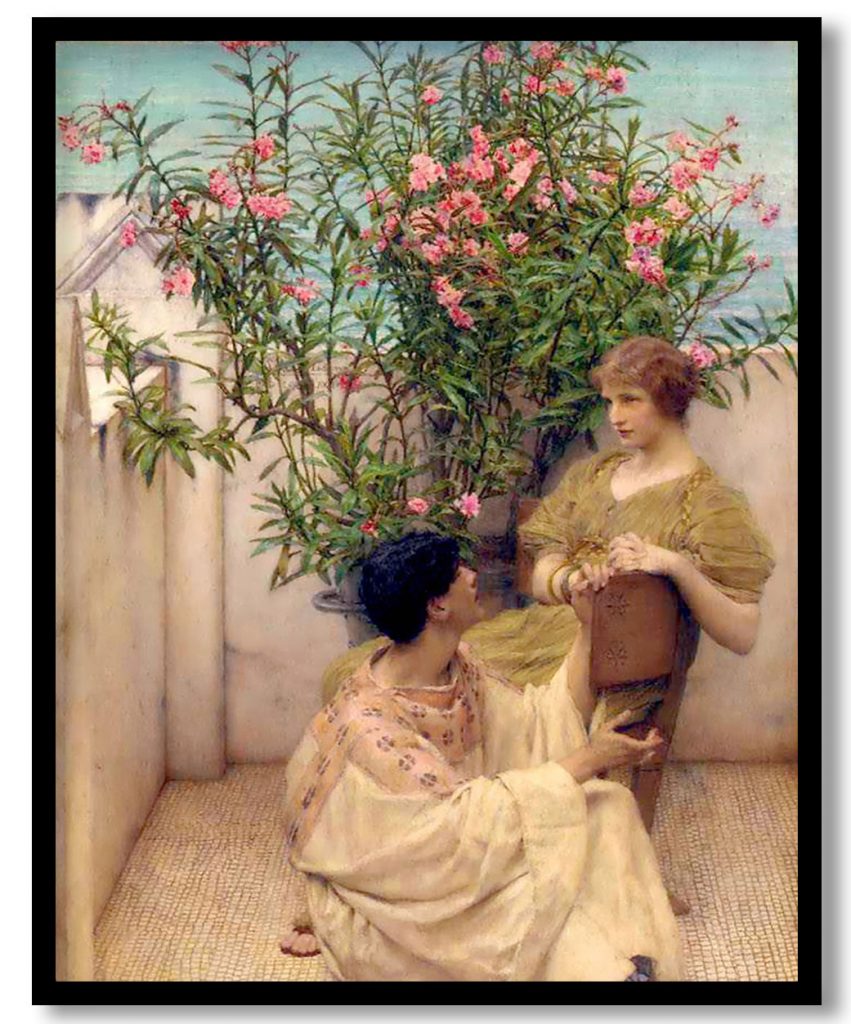 Courtship by Sir Lawrence Alma Tadema (Date Unknown)