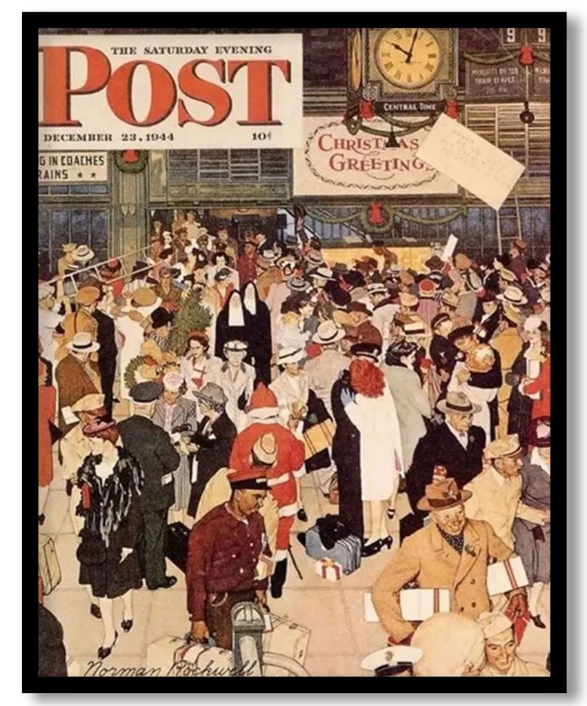 Cover for The Saturday Evening Post by Norman Rockwell (1944)