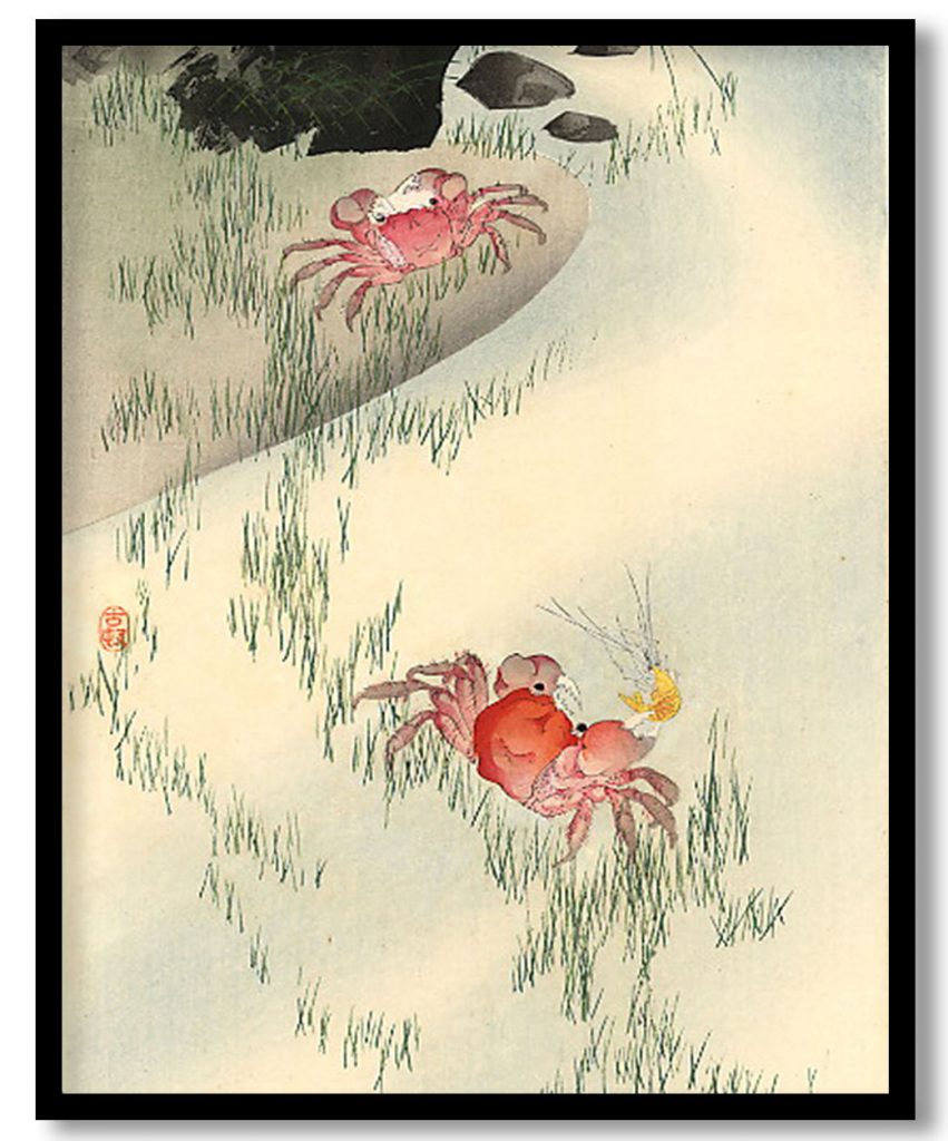 Crabs by Ohara Koson (Date Unknown)