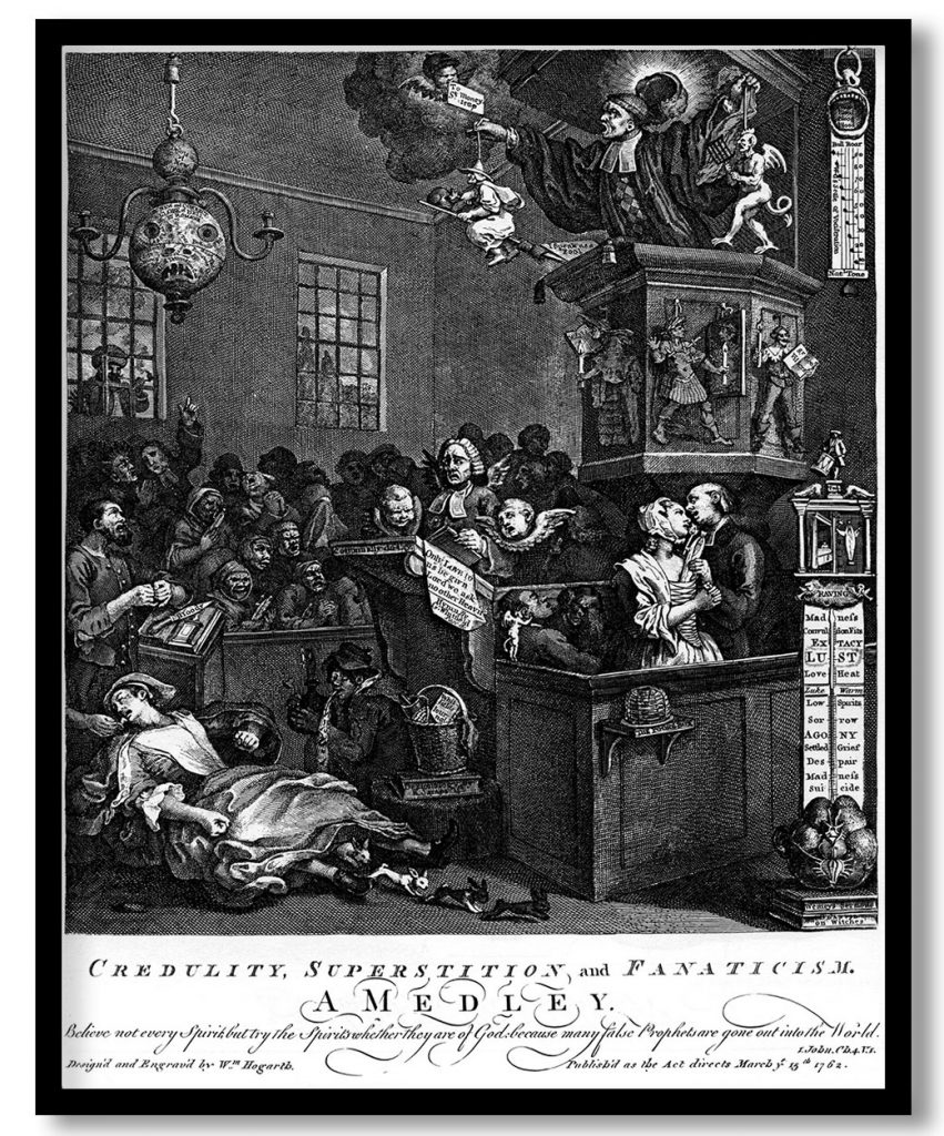 Credulity, Superstition, and Fanaticism by William Hogarth (Date Unknown)