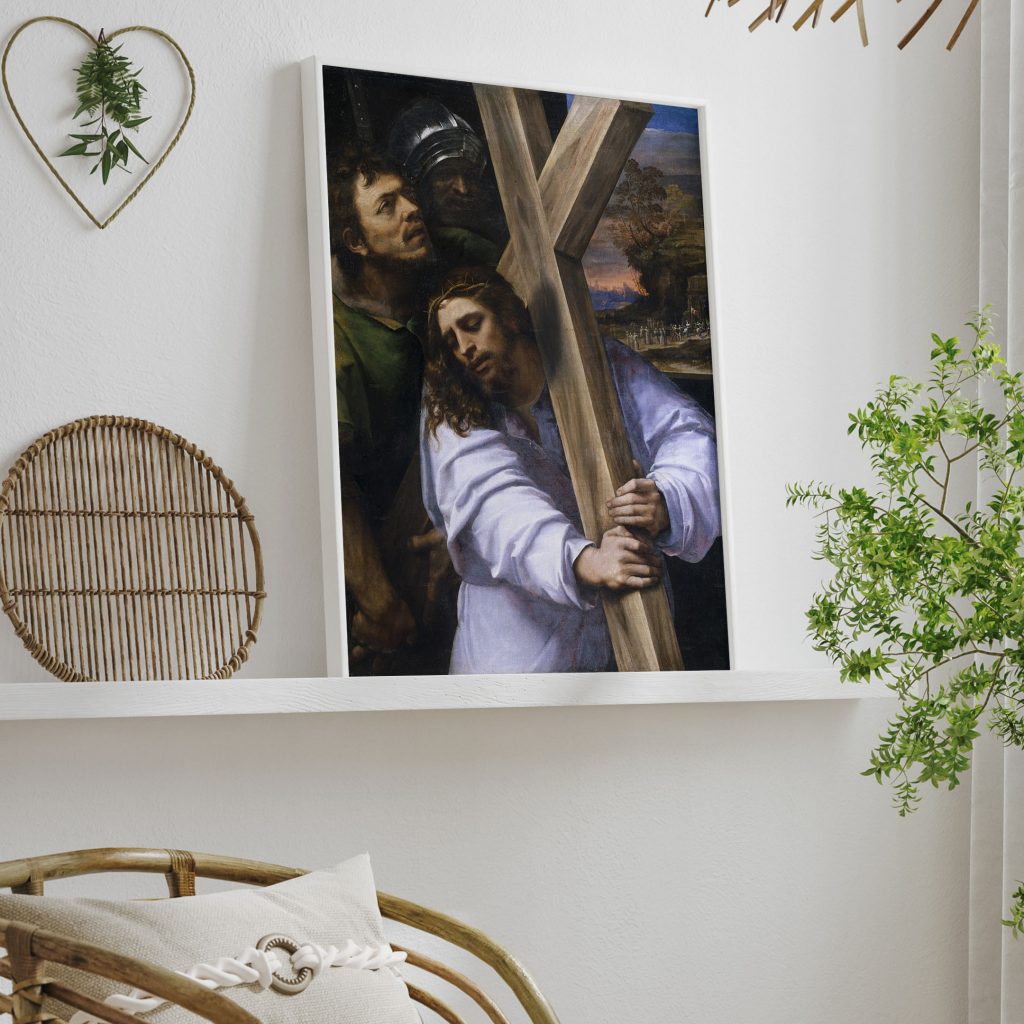 Cristo con la cruz a cuestas by Sebastiano del Piombo (1516)
