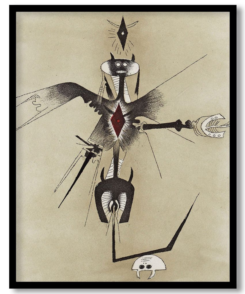 Croiseur Noir by Wifredo Lam (Date Unknown)