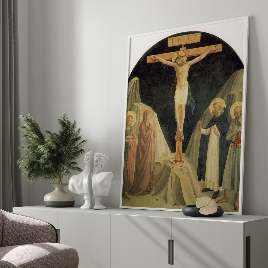 Crucified Christ with Saint John the Evangelist by Fra Angelico (1441-1442)