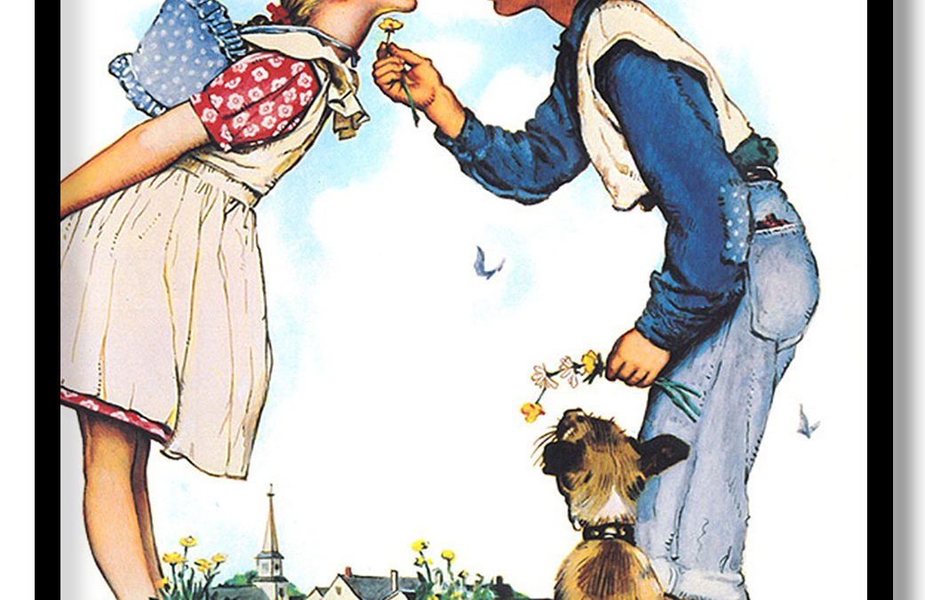 Framed Art | Beguiling Buttercup by Norman Rockwell (1949) | 50+