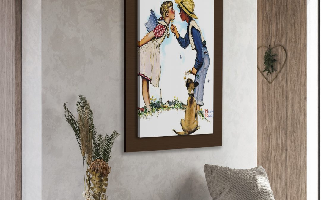 Framed Art | Beguiling Buttercup by Norman Rockwell (1949) | 50+