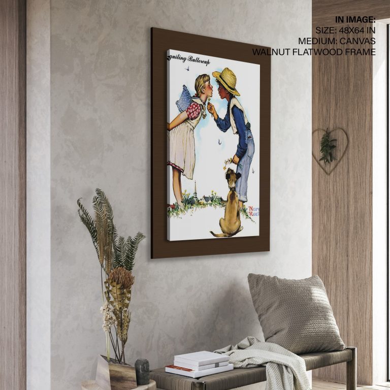 Framed Art | Beguiling Buttercup by Norman Rockwell (1949) | 50+