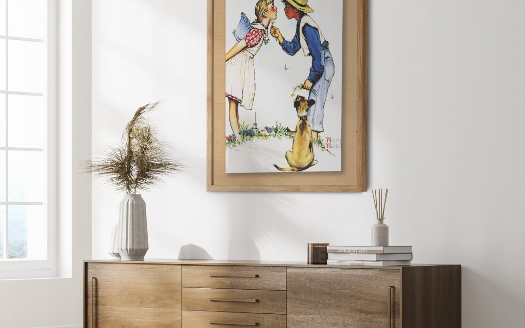 Framed Art | Beguiling Buttercup by Norman Rockwell (1949) | 50+