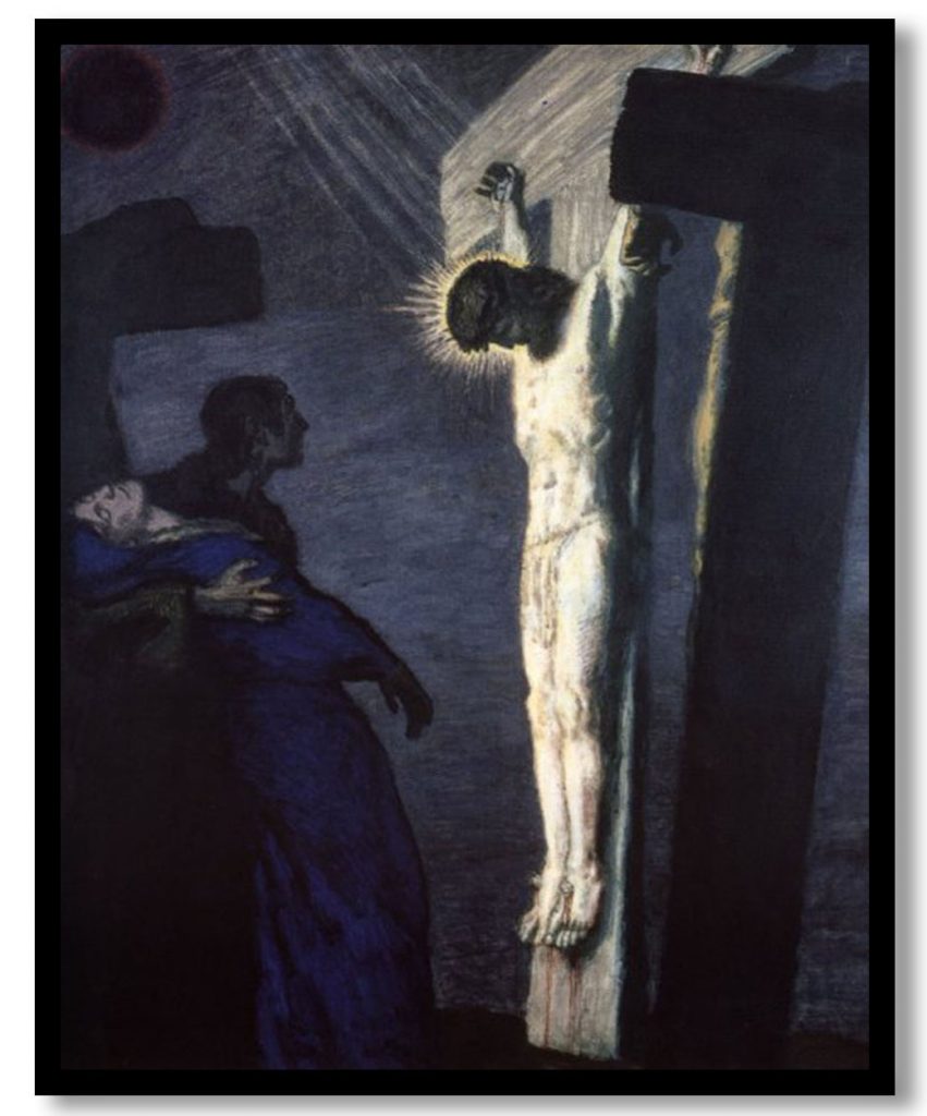 Crucifixion by Franz Stuck (1913)