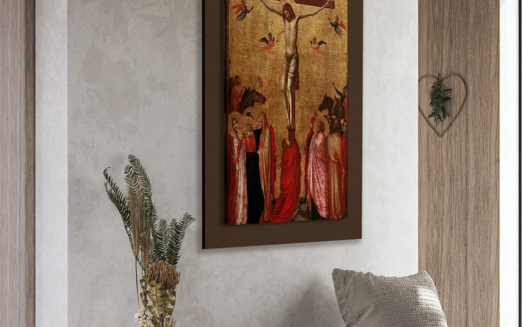 Crucifixion CD13枚セット。 Framed Art | Crucifixion by Giotto (1320 1325) | 50+ Frame Styles