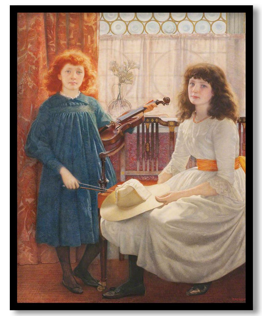 Bell and Dorothy Freeman by Edward Robert Hughes (Date Unknown)