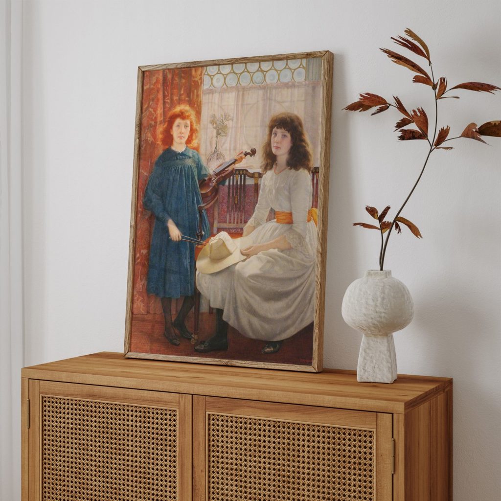 Bell and Dorothy Freeman by Edward Robert Hughes (Date Unknown)