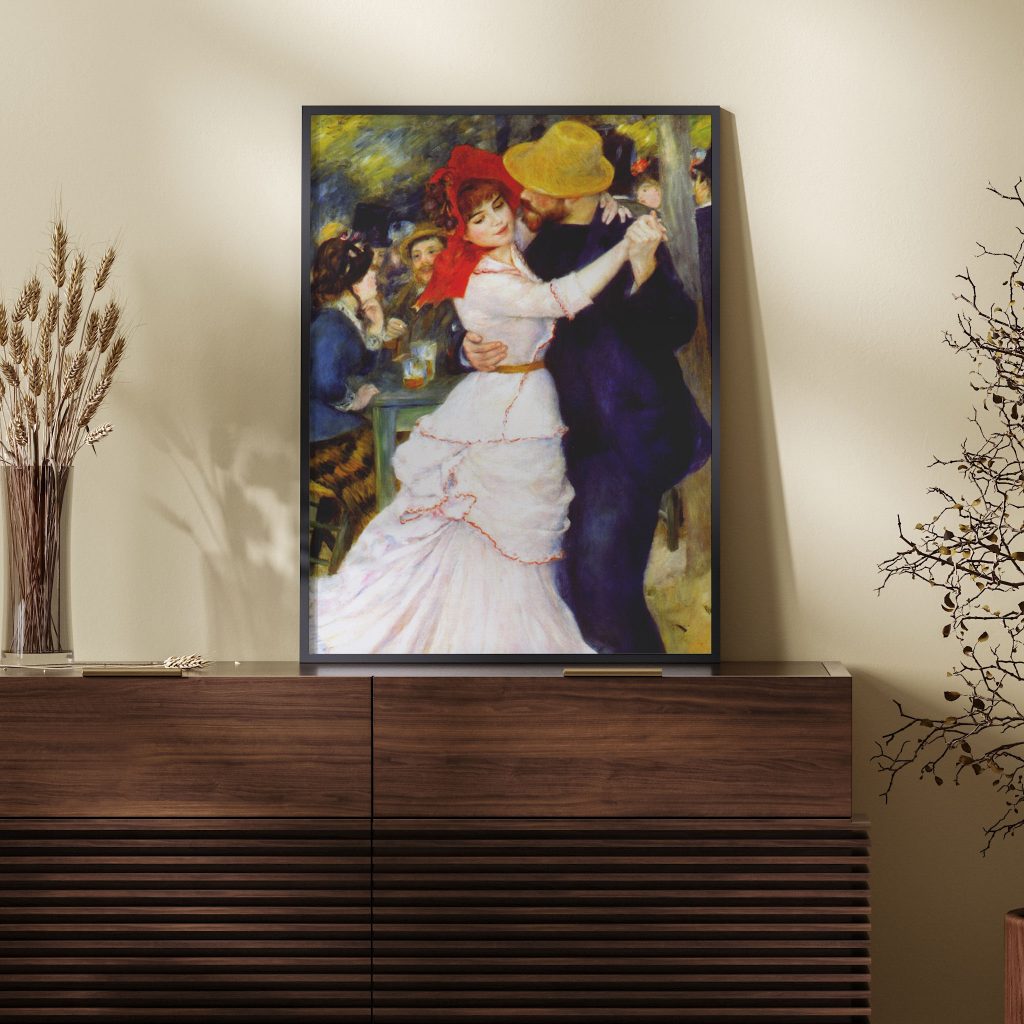 Wall Art | Dance at Bougival by Pierre Auguste Renoir (1883