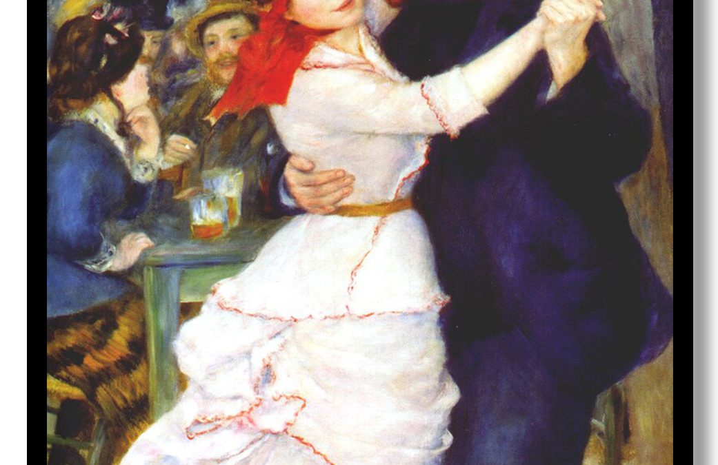 Wall Art | Dance at Bougival by Pierre Auguste Renoir (1883