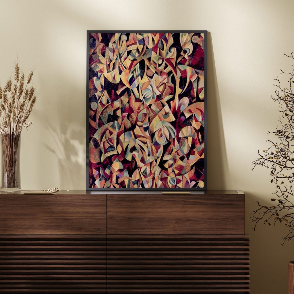 Wall Art | Dance, an objectless composition by Alexander Rodchenko