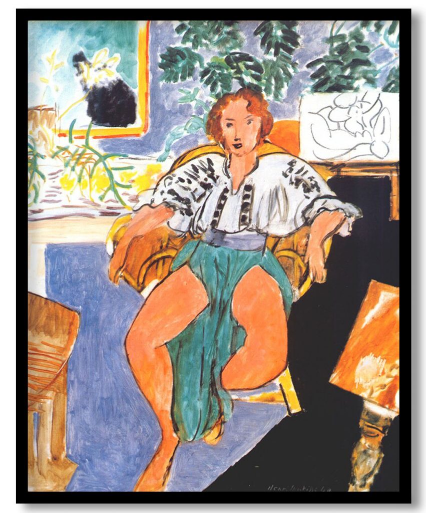 Dancer in Repose by Henri Matisse (1939-1940)