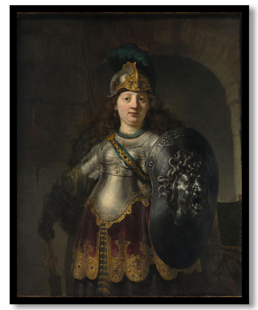 Bellona by Rembrandt (1633)