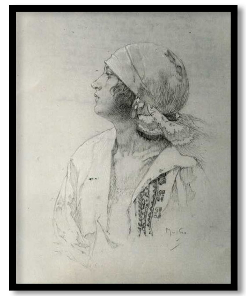 Daughter by Alphonse Mucha (Date Unknown)