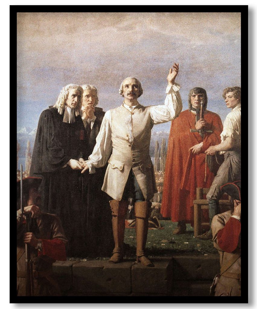 Davel Executed by Charles Gleyre (1850)