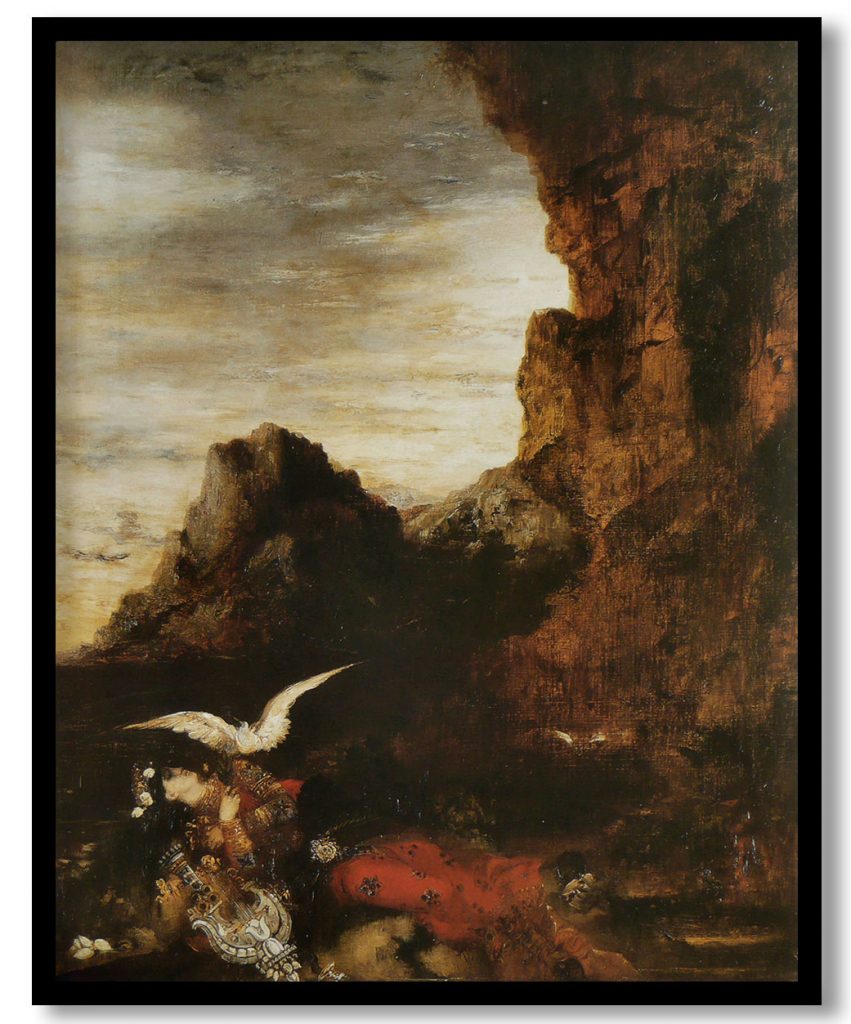 Death of Sappho by Gustave Moreau (1870)