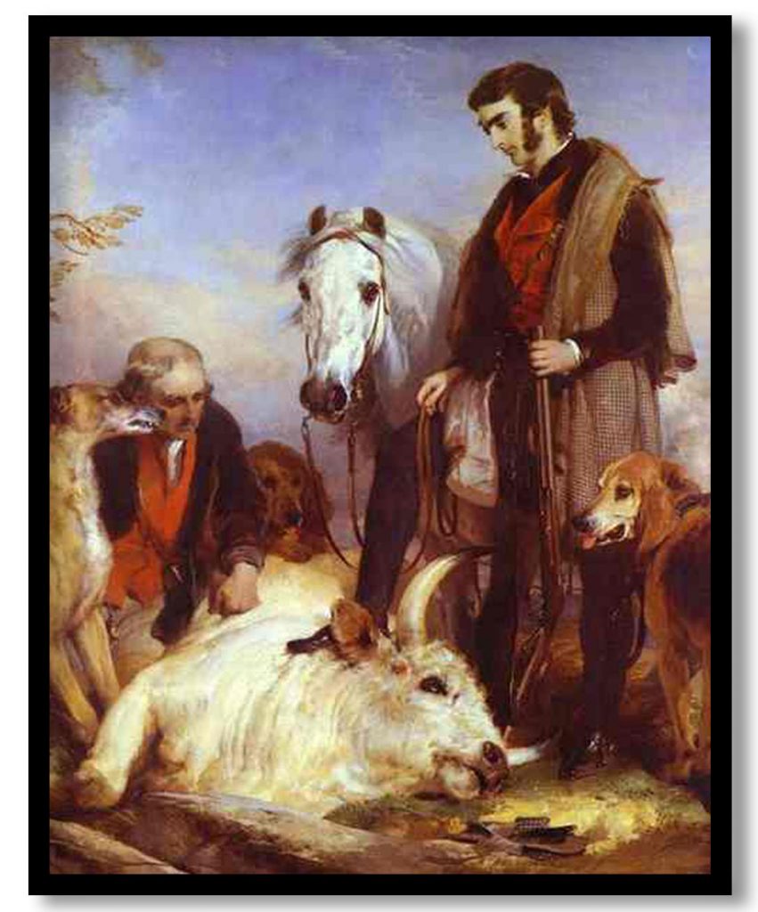 Death of the Wild Bull by Edwin Henry Landseer (1833-1836)