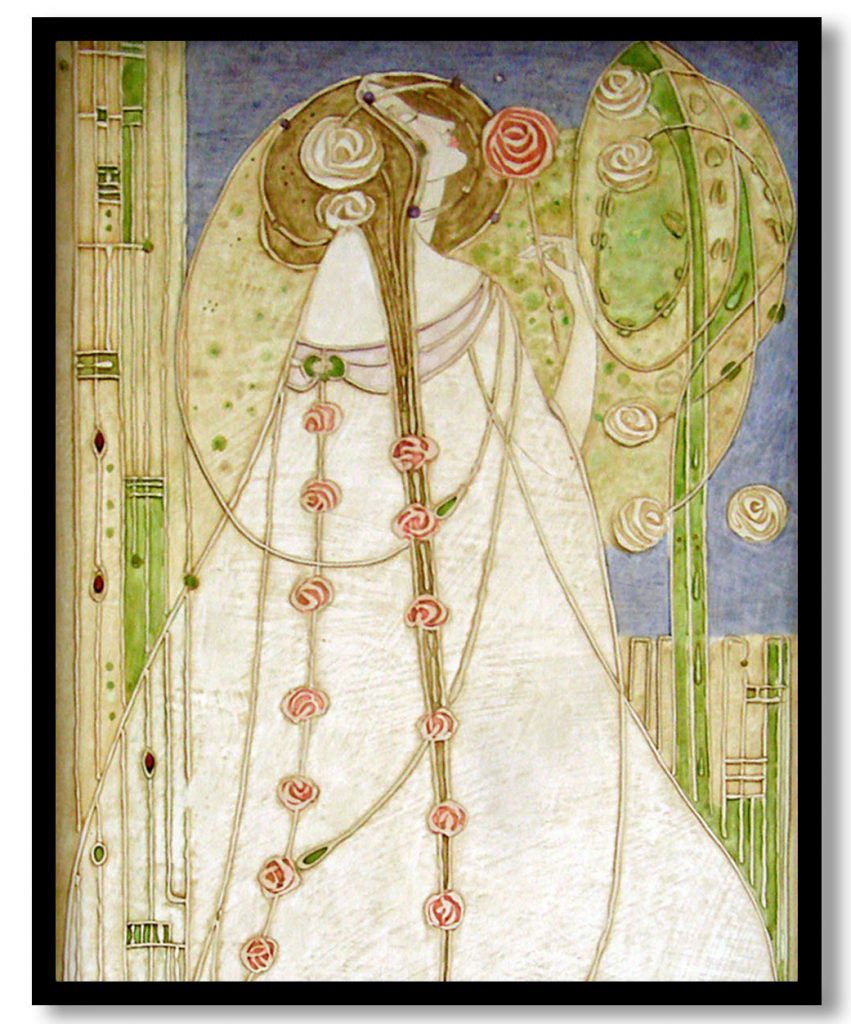 Decor de la salle a manger (House for an art lover, Glasgow) by Charles Rennie Mackintosh (1901)