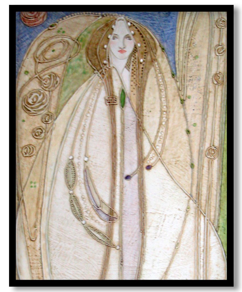 Decor de la salle a manger (House for an art lover, Glasgow) by Charles Rennie Mackintosh (1901)