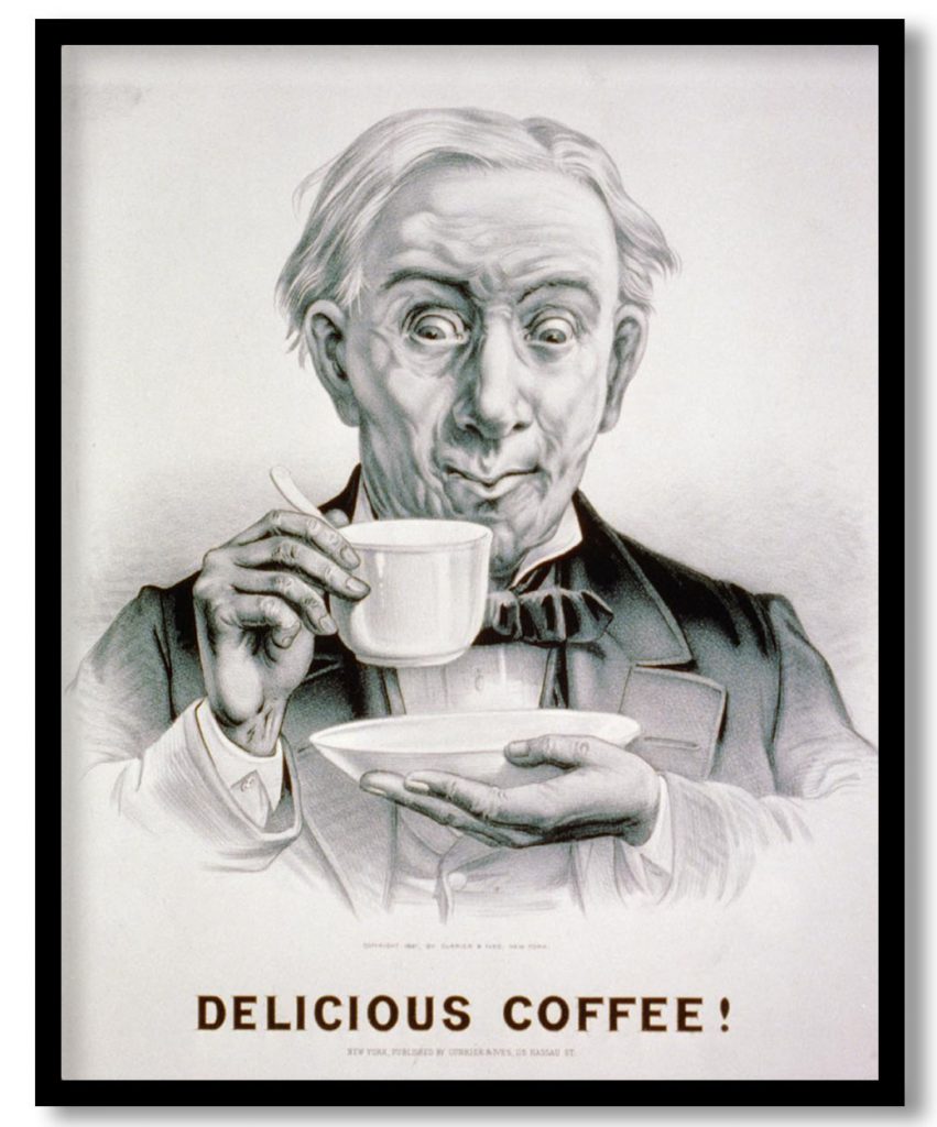 Delicious Coffee! by Currier and Ives (1881)
