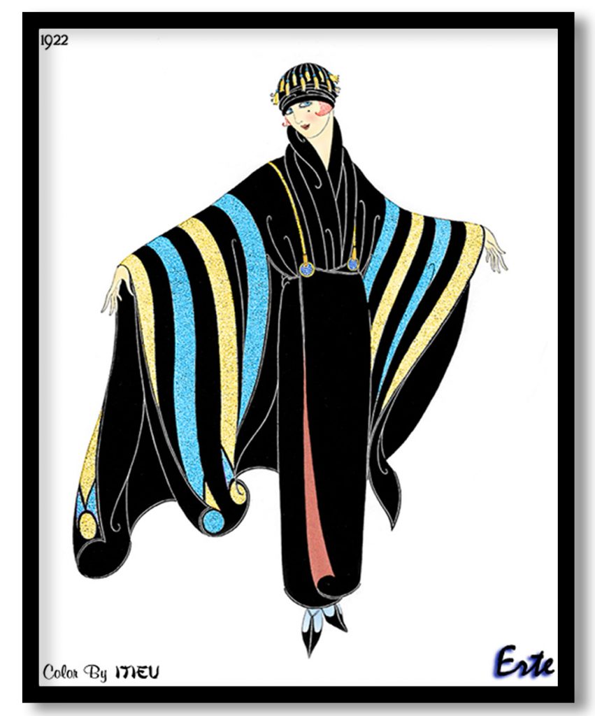 Design for Harper's Bazar by Erte (Date Unknown)