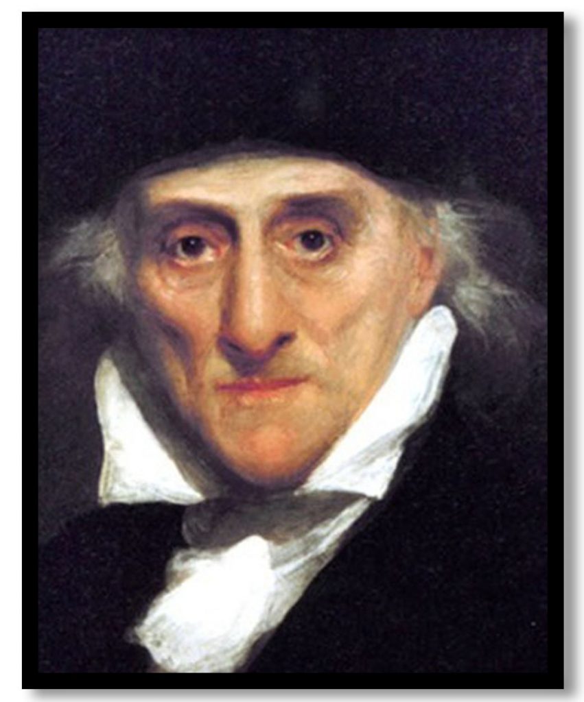 Detail of a Portrait of the Italian Poet and Librettist Lorenzo Da Ponte in Old Age by Samuel Morse (1830)