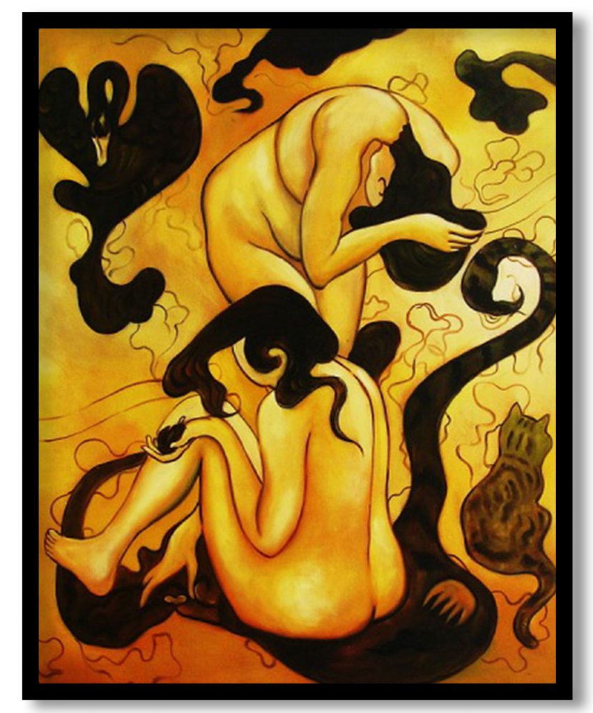 Deux Nus by Paul Ranson (Date Unknown)