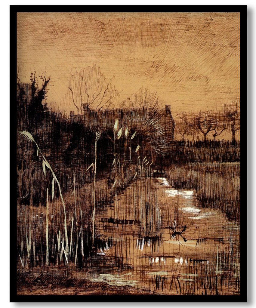 Ditch by Vincent van Gogh (1884)
