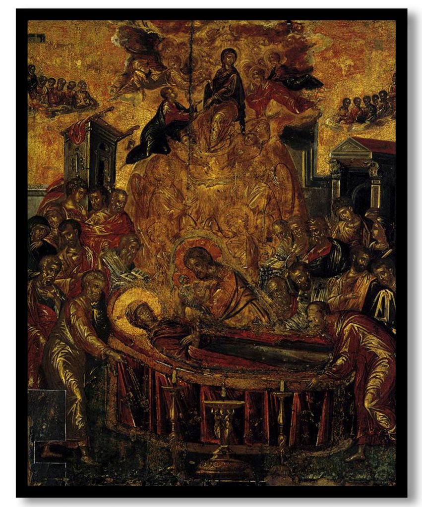 Dormition of the Virgin by El Greco (1566)