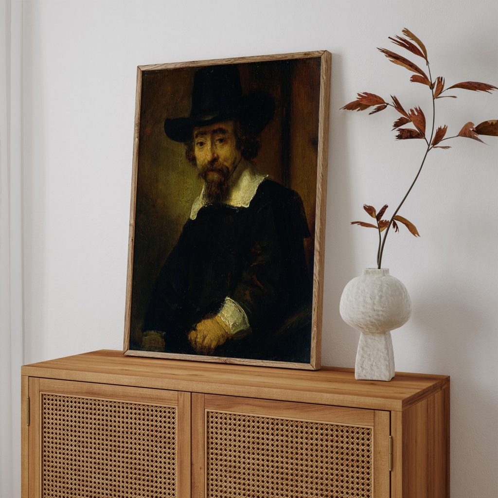 Dr Ephraim Bueno, Jewish Physician and Writer by Rembrandt (1647)