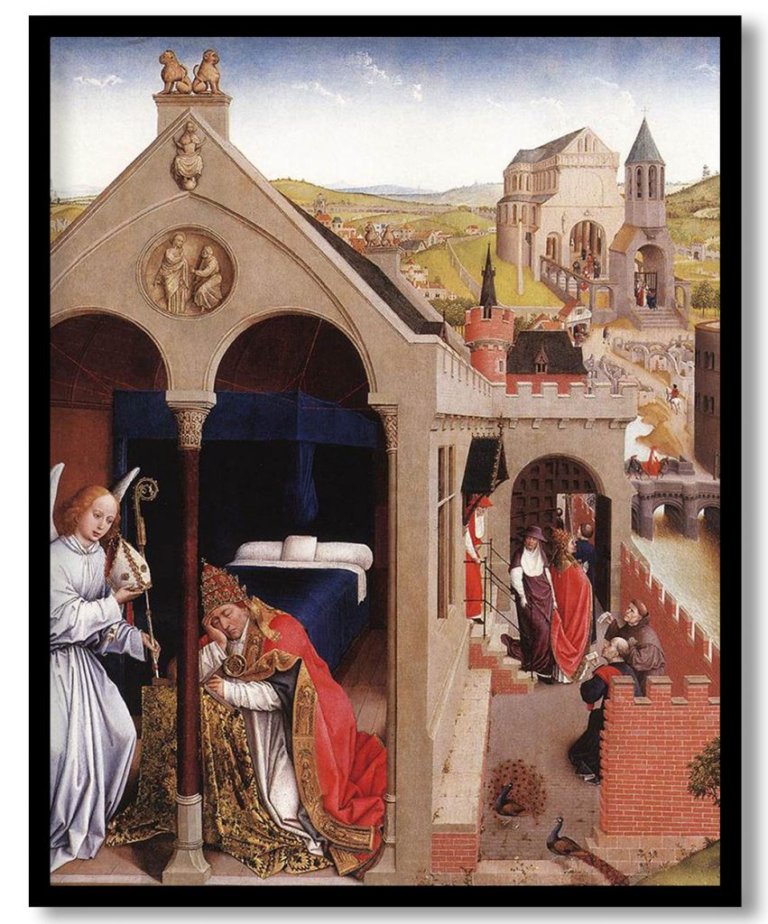 Dream of Pope Sergius by Rogier van der Weyden (1437-1440)