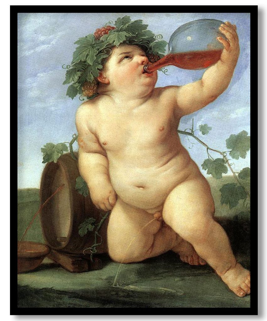 Drinking Bacchus by Guido Reni (1623)