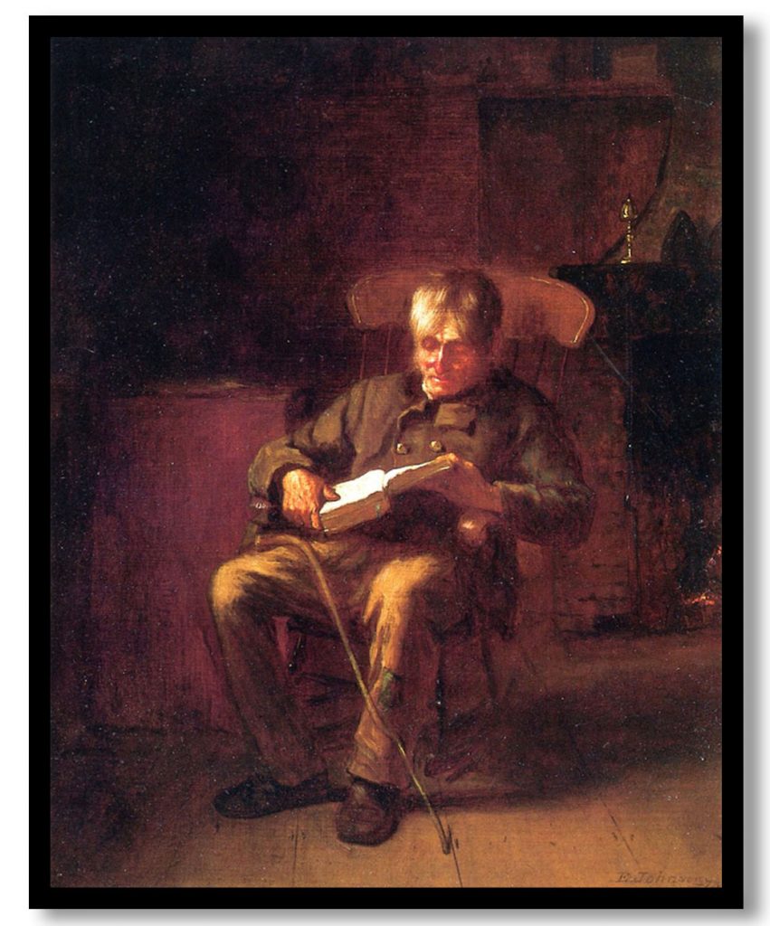 Dropping Off by Eastman Johnson (1873)