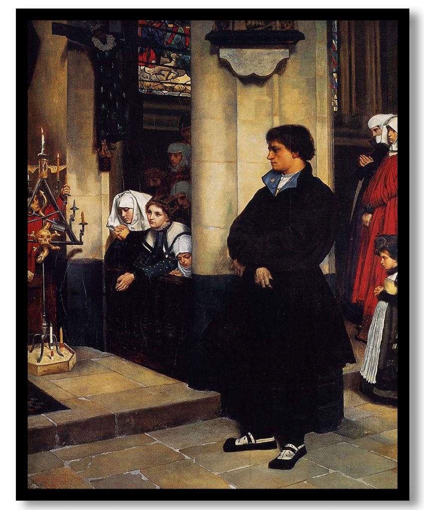 During the Service by James Tissot (1860)
