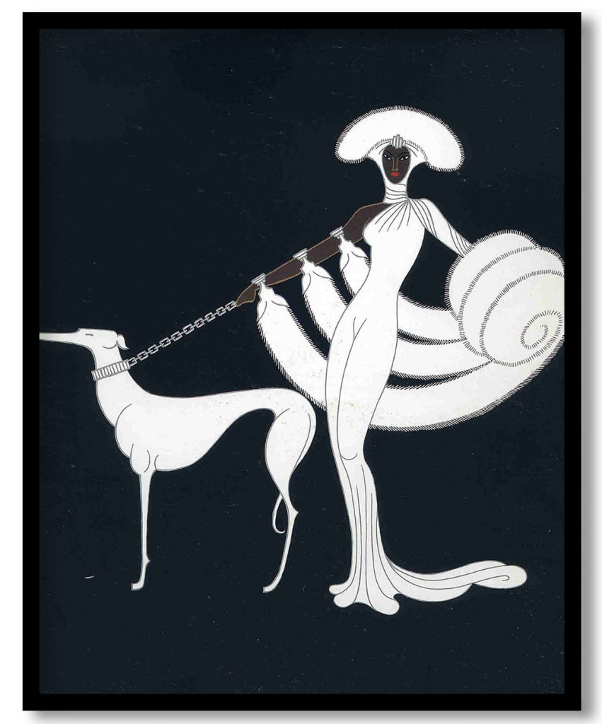 Ebony by Erte (Date Unknown)