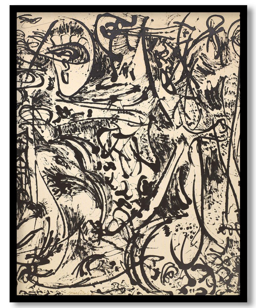 Echo (Number 25) by Jackson Pollock (1951)