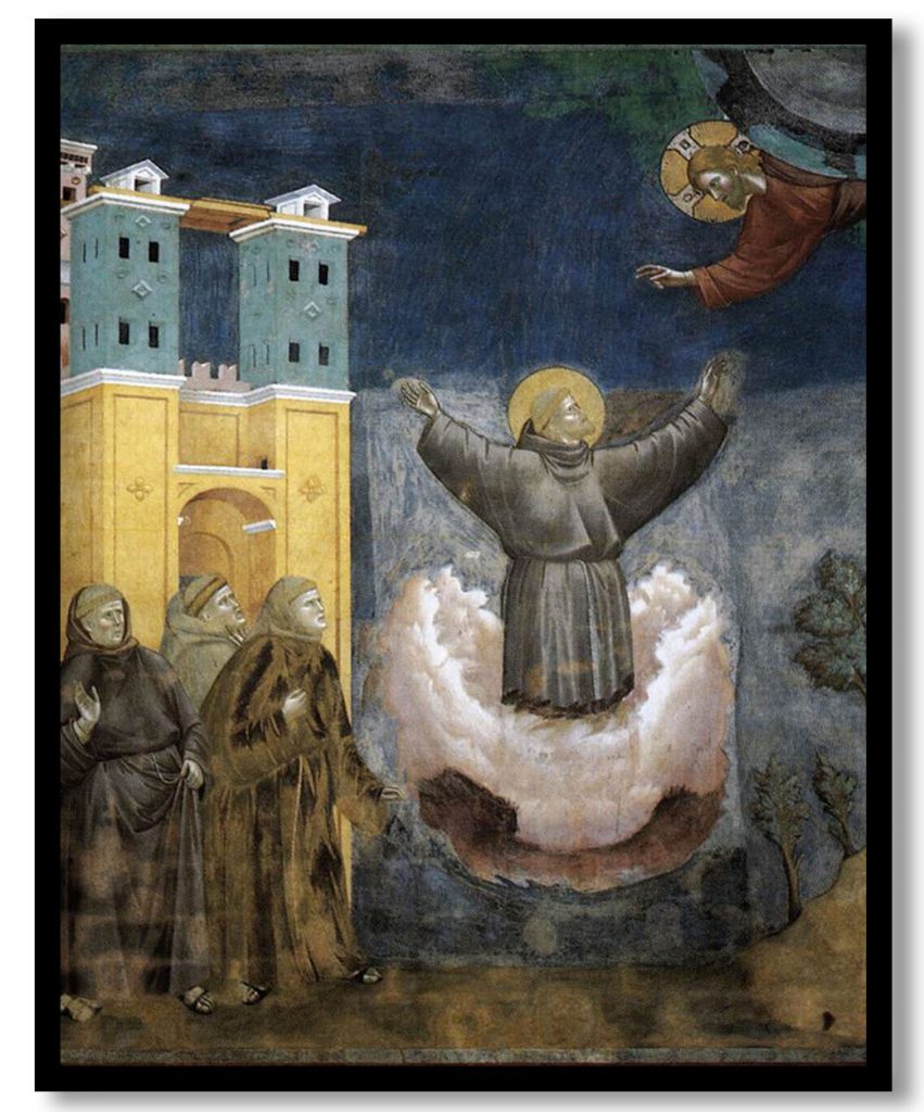 Ecstasy of St. Francis by Giotto (1297-1300)