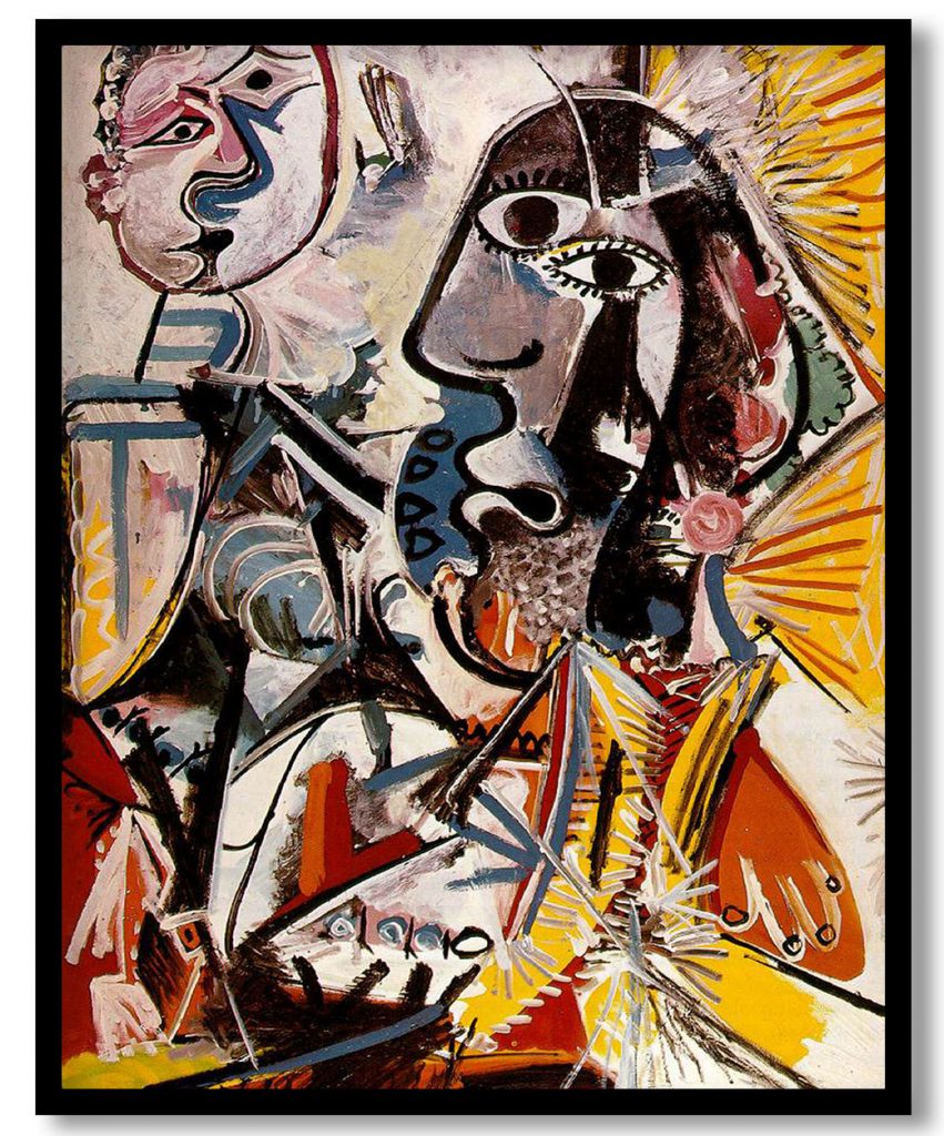 Big heads by Pablo Picasso (1969)