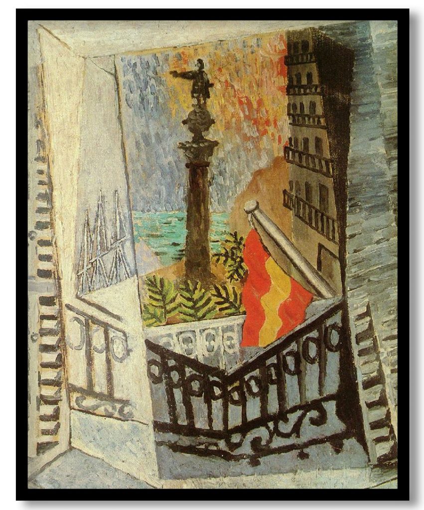 El Paseo de Colon by Pablo Picasso (1917)