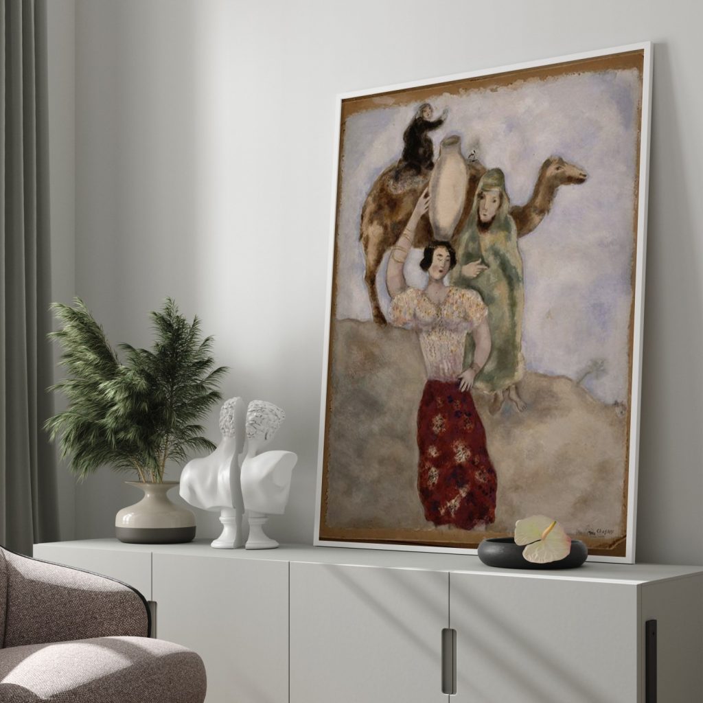 Eliezer and Rebecca by Marc Chagall (1931)