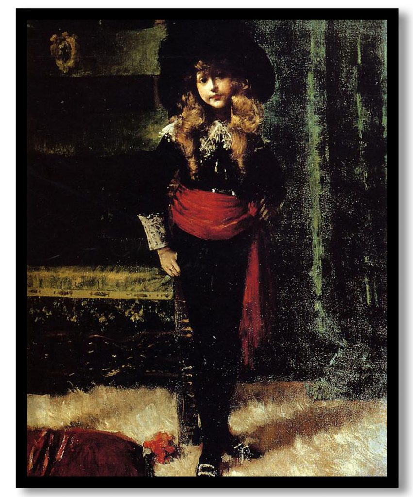 Elsie Leslie Lyde as Little Lord Fauntleroy by William Merritt Chase (1889)