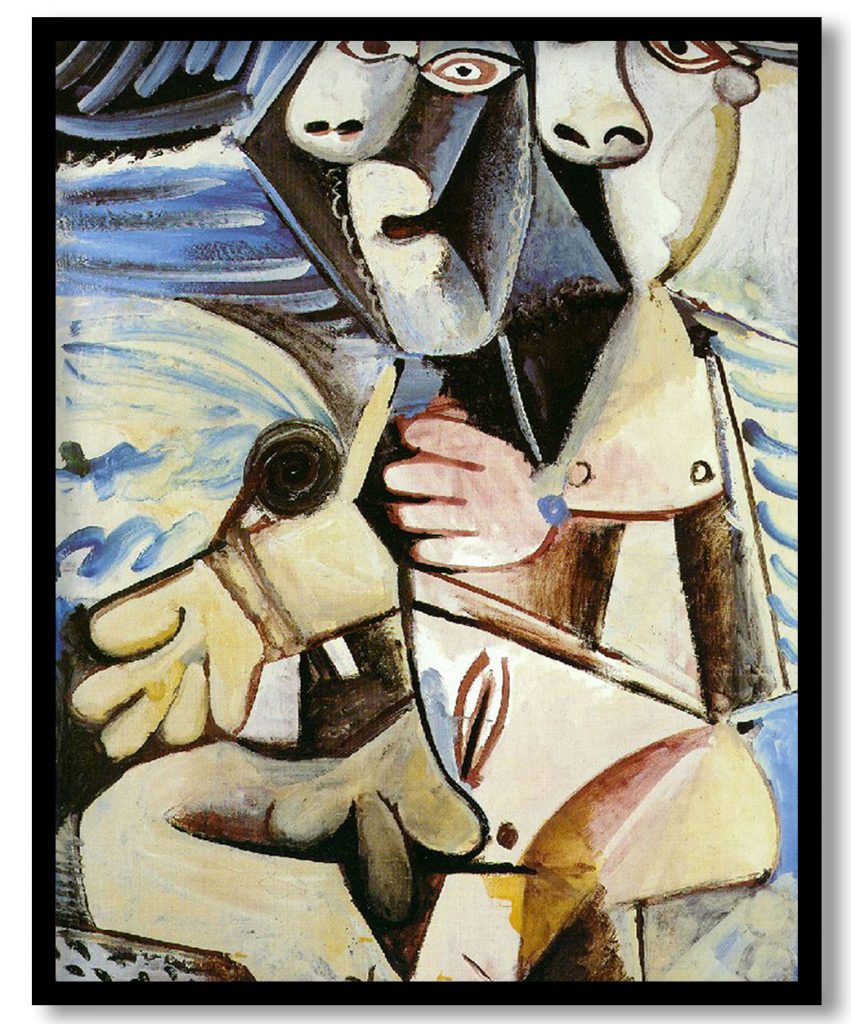 Embrace by Pablo Picasso (1971)