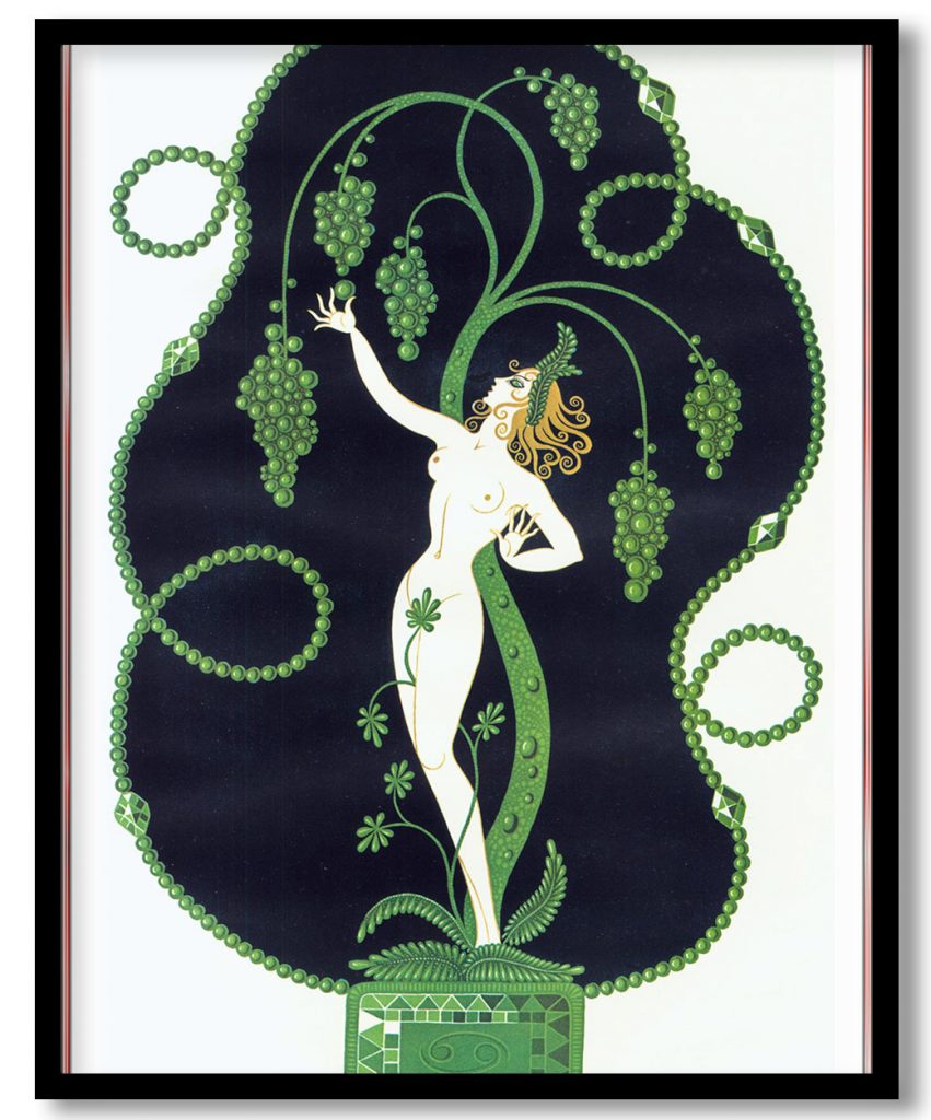 Emerald by Erte (Date Unknown)