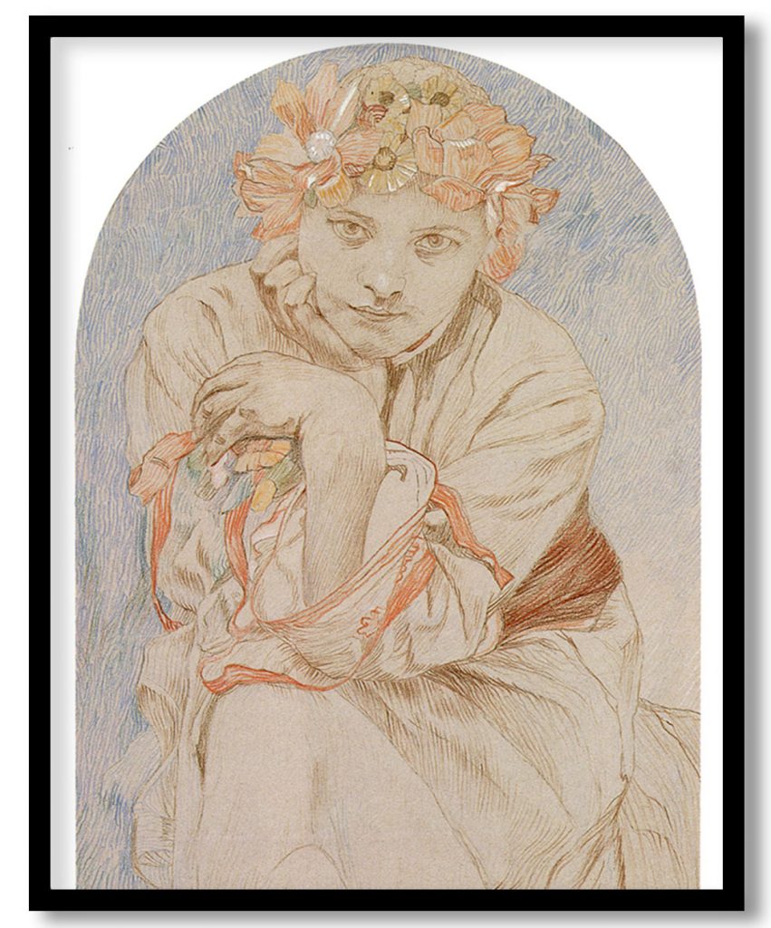 Envisage by Alphonse Mucha (Date Unknown)